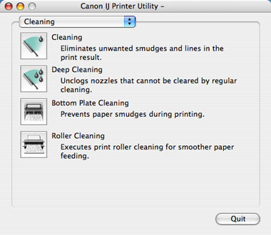 canon printer utility for mac